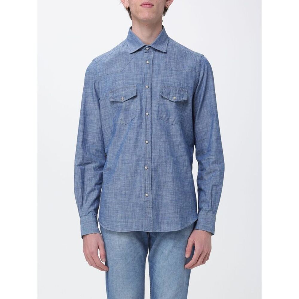 Eleventy Shirt Men Blue